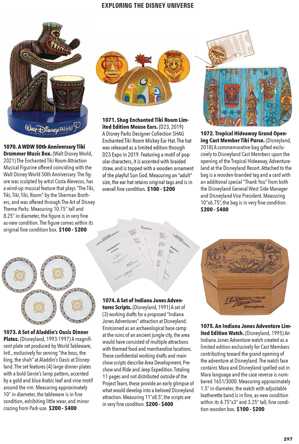 Softcover Exploring the Disney Universe Catalog ID auc0022soft Van